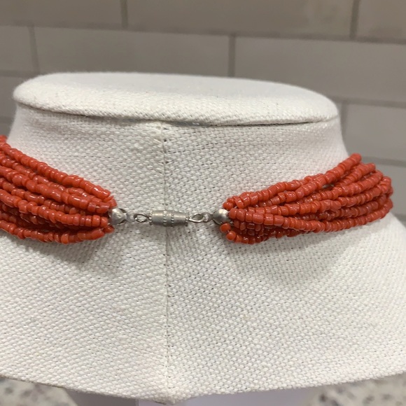 Vintage Retired Red Coral Necklace - Picture 2 of 2